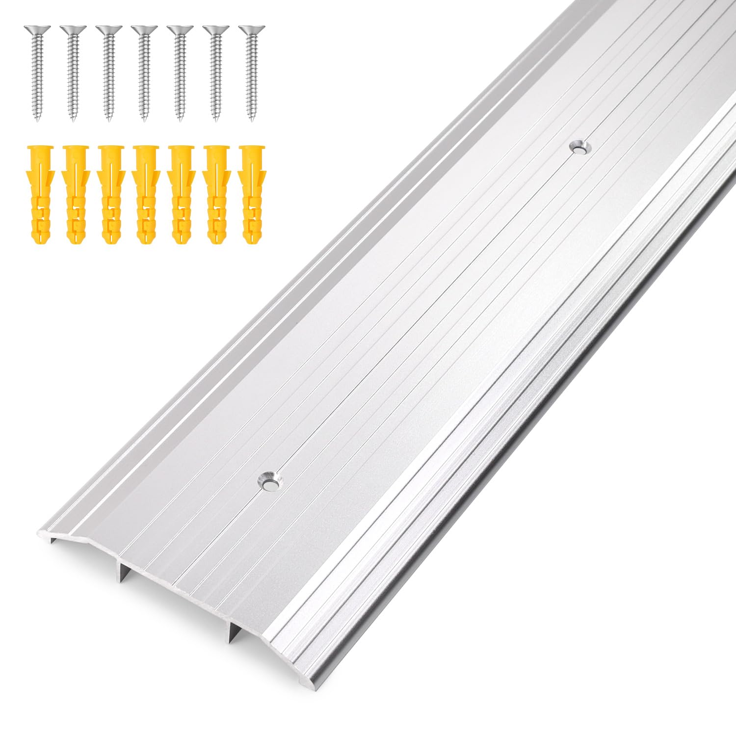 Orechic 4″Wide Sturdy Thicken Aluminum Threshold Strip