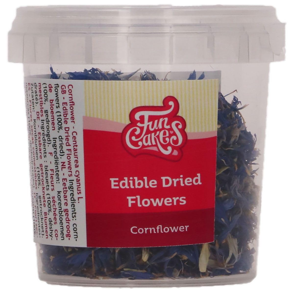 FunCakes Edible Dried Flowers Cornflower: Ready to Use for Cake Decoration, Perfect for Birthday and Wedding Cakes, Cupcakes and More, 5g