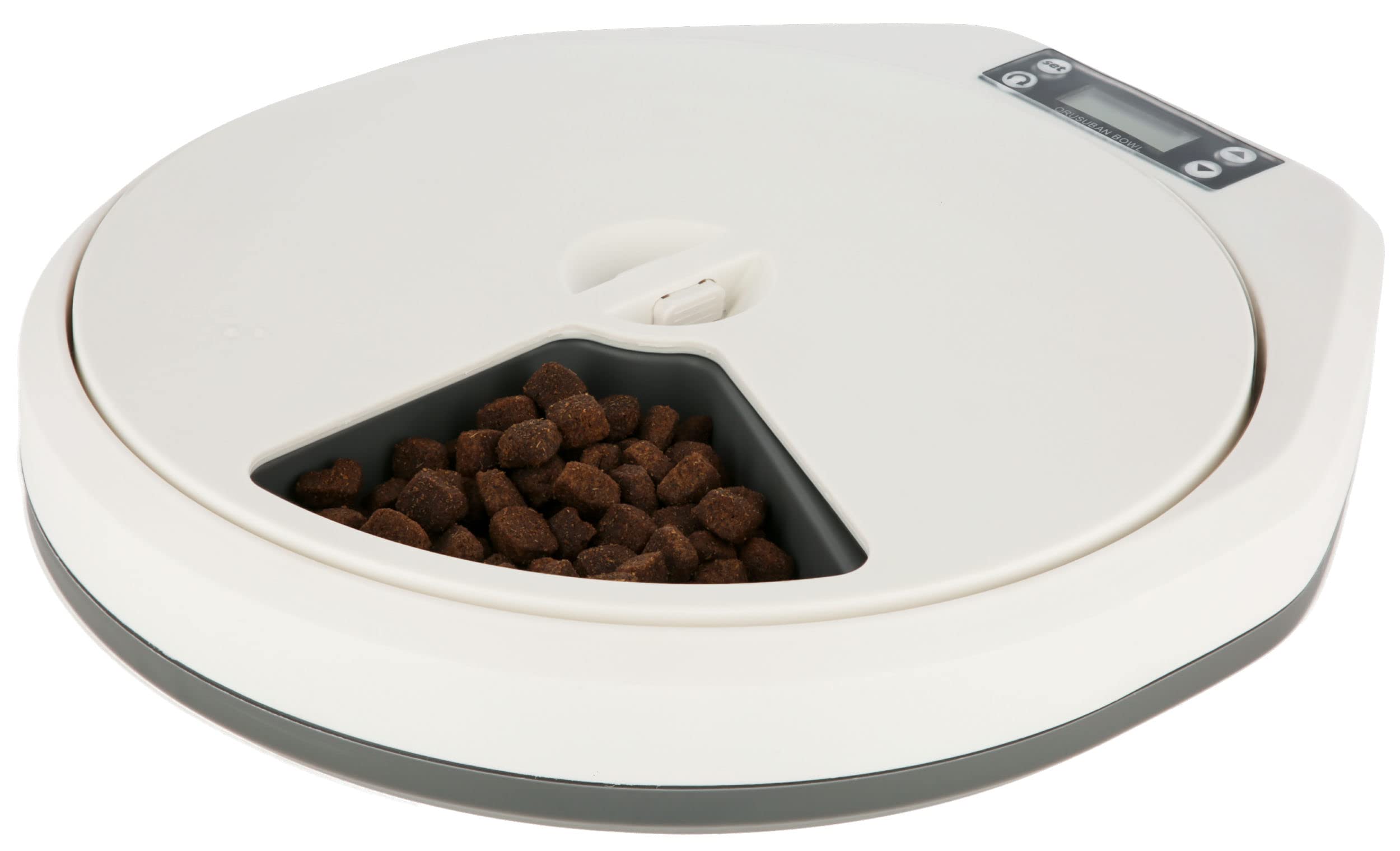 Kerbl Automatic Feeder for Dogs and Cats Timer Switch, 5 Meals Each 240 ml, White - Image 3