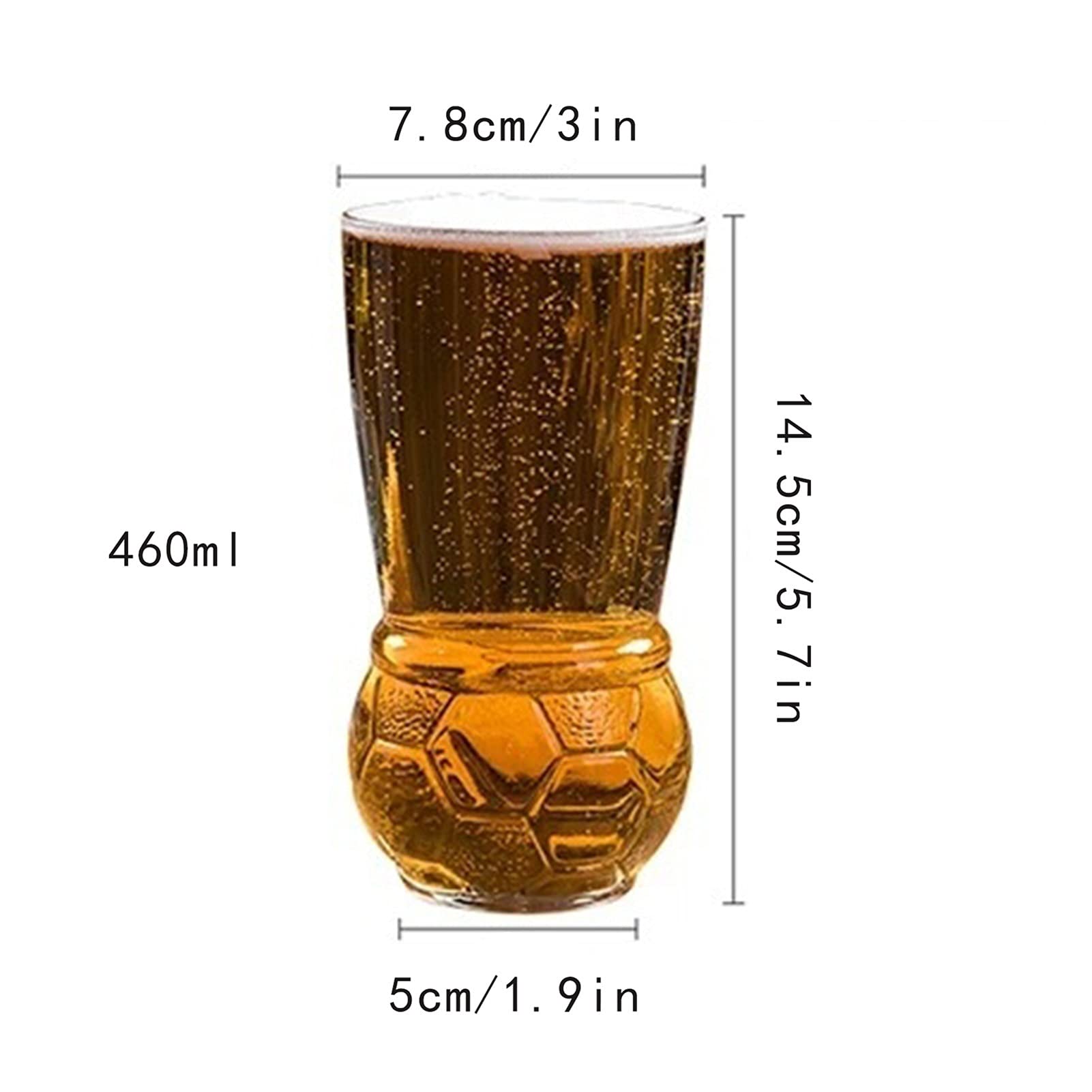 Vaso de cerveza, vasos de cerveza, jarra de cerveza en forma de fútbol, jarras de cerveza de barril, vaso de zumo de trigo, jarra de agua doméstica, jarras de cerveza