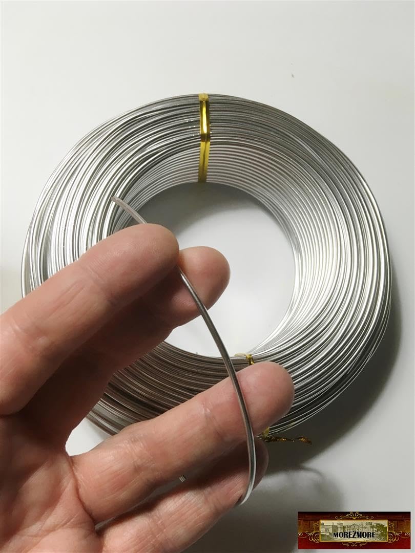 Morezmore M00545-58 Aluminum Wire 2mm 12Ga 58 Yards for Stop Motion Puppet Armature or Sculpture Annealed QC1