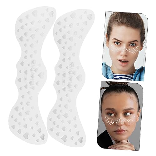 4Pcs Freckle Tattoos Temporary Face Stickers for Festival Makeup Realistic Freckles for Gras Halloween Valentine Day Celebrations