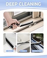 Vista 2 de Cepillos de limpieza de hendiduras, herramienta de cepillo dentado para un espacio reducido de difícil acceso, cepillos limpiadores, suministros