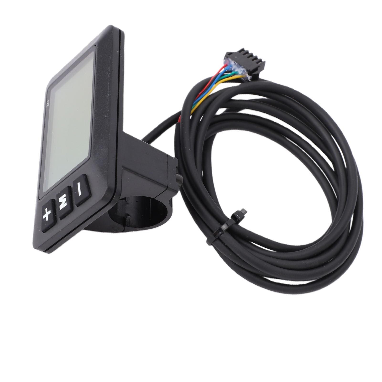 Luocute Medidor de Pantalla LCD para Bicicleta Eléctrica, Panel de Control de Bicicleta Eléctrica con Conector Impermeable, para Modificación de Scooter Eléctrico y