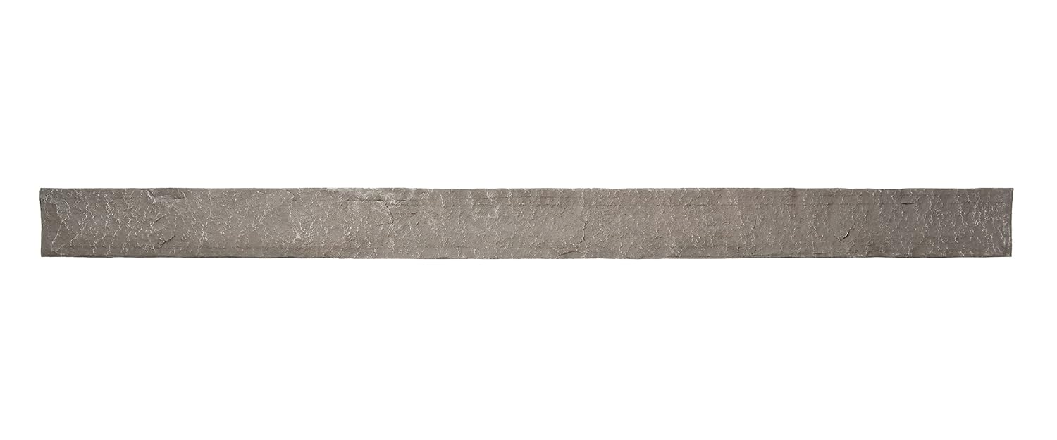 GenStone Faux Stacked Stone Trim 42" x 1.25" x 3.5" in Kenai Color for Do It Yourself Friendly Home Improvement Projects