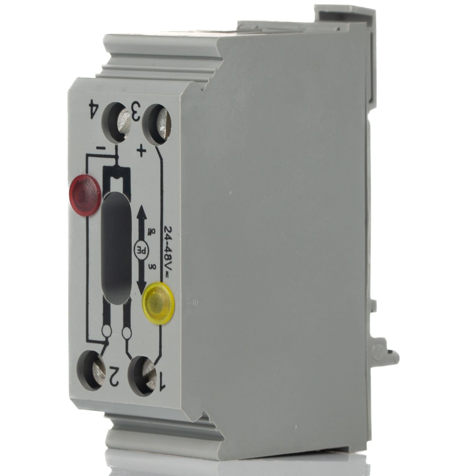 PHOENIX CONTACT GTF 76/48 Erdtrennklemme mit Schraubanschluss, Spannung 24 ... 60 V AC/DC, Strom 3,5 ... 8 mA, Querschnitt 0,5 ... 6 mm², Breite 22,5 mm, Grau, 10 Stück