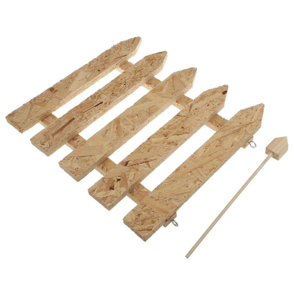 CLUB BOLLYWOOD®Wooden Picket Fence Lawn Edging Reptile Turtle Exercising Training Fence|Collectibles|Collectibles|Collectibles|1 Piece Wooden Fence-picture-21