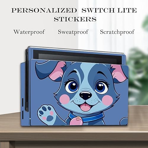Miniatura 6 de PERFECTSIGHT Cute Kawaii Cartoon Skin Sticker Full Set Protective Film Compatible with Nintendo Switch OLED Console & Joycon Controller & Dock