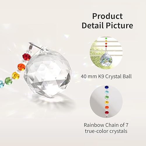 Miniatura 3 de Regalos de condolencia para la pérdida de un ser querido, atrapasueños de cristal arcoíris, memorial único de condolencia para la pérdida de mamá