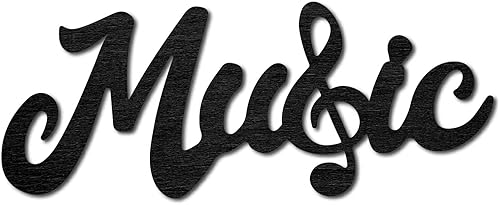 CREATCABIN Letrero musical de madera cortado con láser, decoración de pared de madera, escultura para colgar, decoración de pared para el hogar, disponible en Yaxa Costa Rica