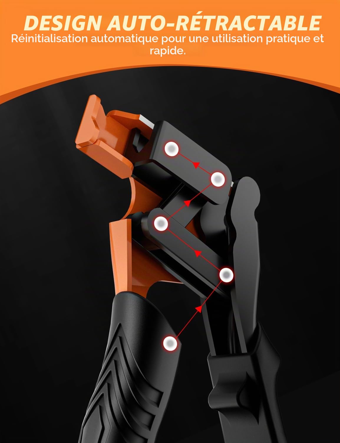 Kit Complet de 40 Pièces : Pince Professionnelle pour Chevilles Molly Métalliques avec Vis, Tailles M4/M5/M6 - pour Placo et Mur Creux