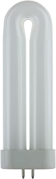 Sunlite 05145-SU T6 Fluorescent U-Shaped Light Bulb, 8 Watts, UV Light, 365nm Color Wavelength, GX10q 4-Pin Base, Plug-in, 5,000 Hour Life Span, Clubs, Restaurants, Party Lights, Blacklight, 1 Count