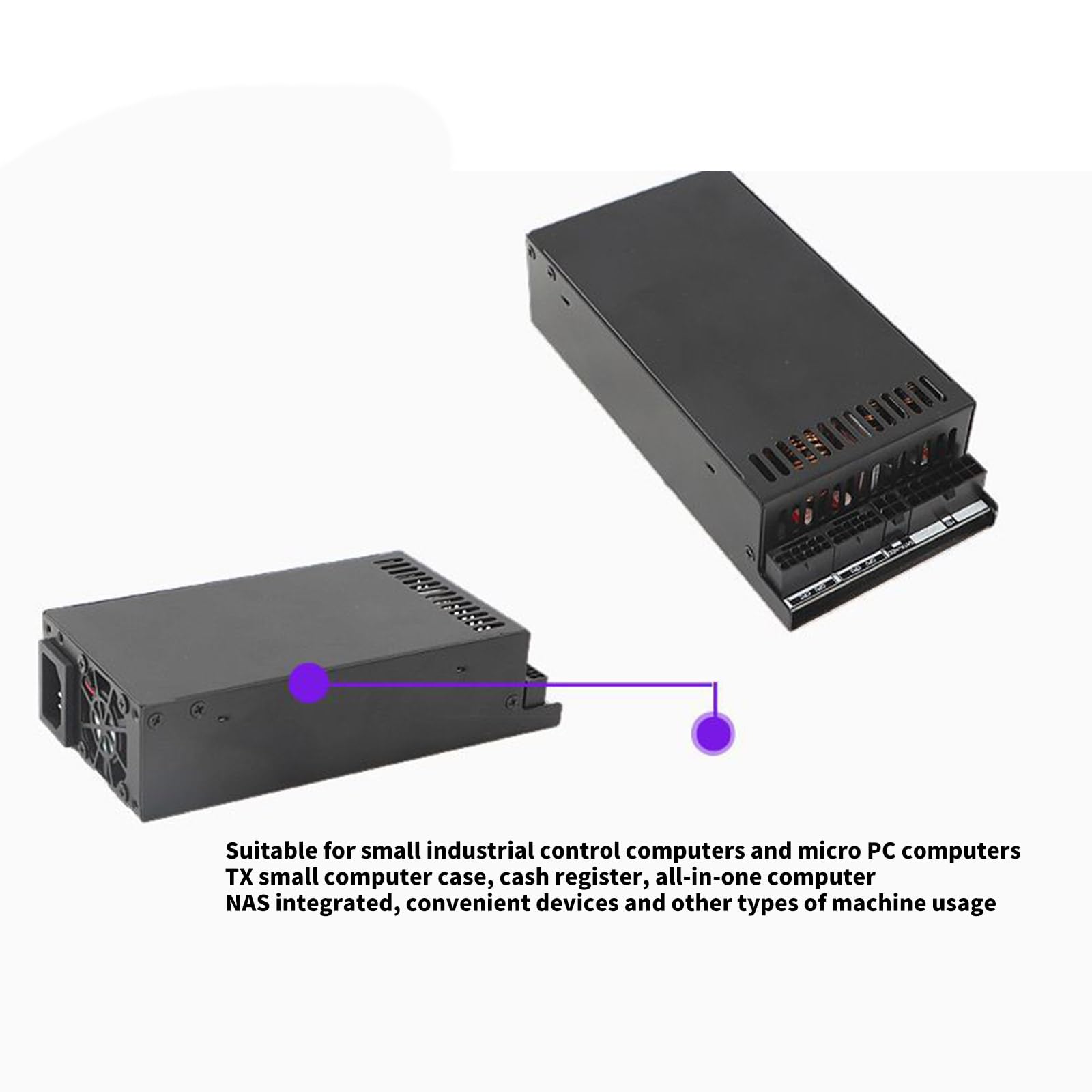 Alimentatore completamente modulare da 700 W con controllo intelligente del calore e design salvaspazio per l'alimentazione desktop di PC da gioco/server