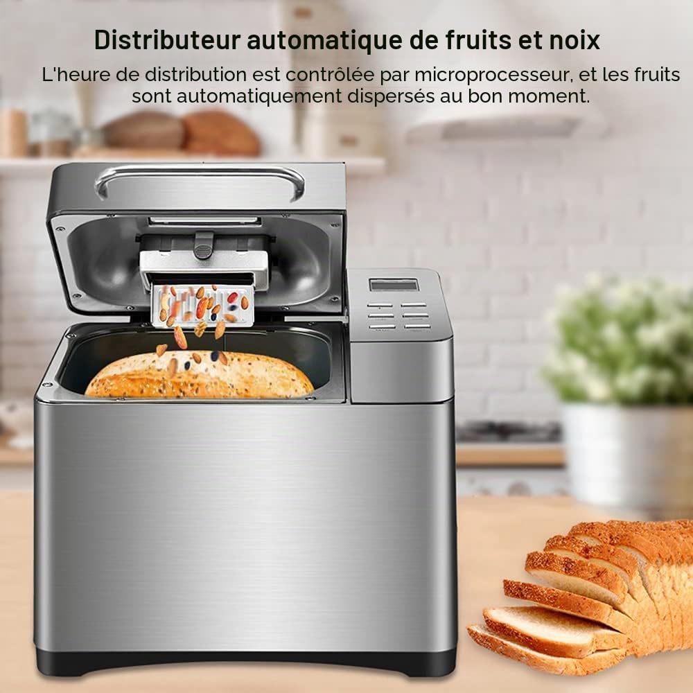Machine à pain 1000 g 19 programmes 650 W