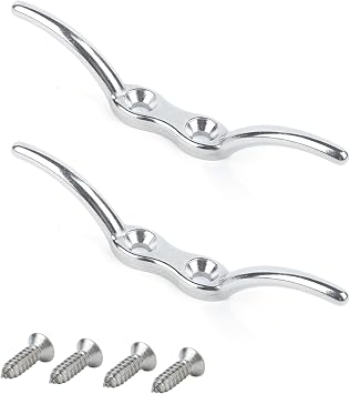 Atibin Deck Hardware Dock Cleats Steel Stainless Kayak Boat Cleat Marine Mooring Heavy Rope Cleat Base