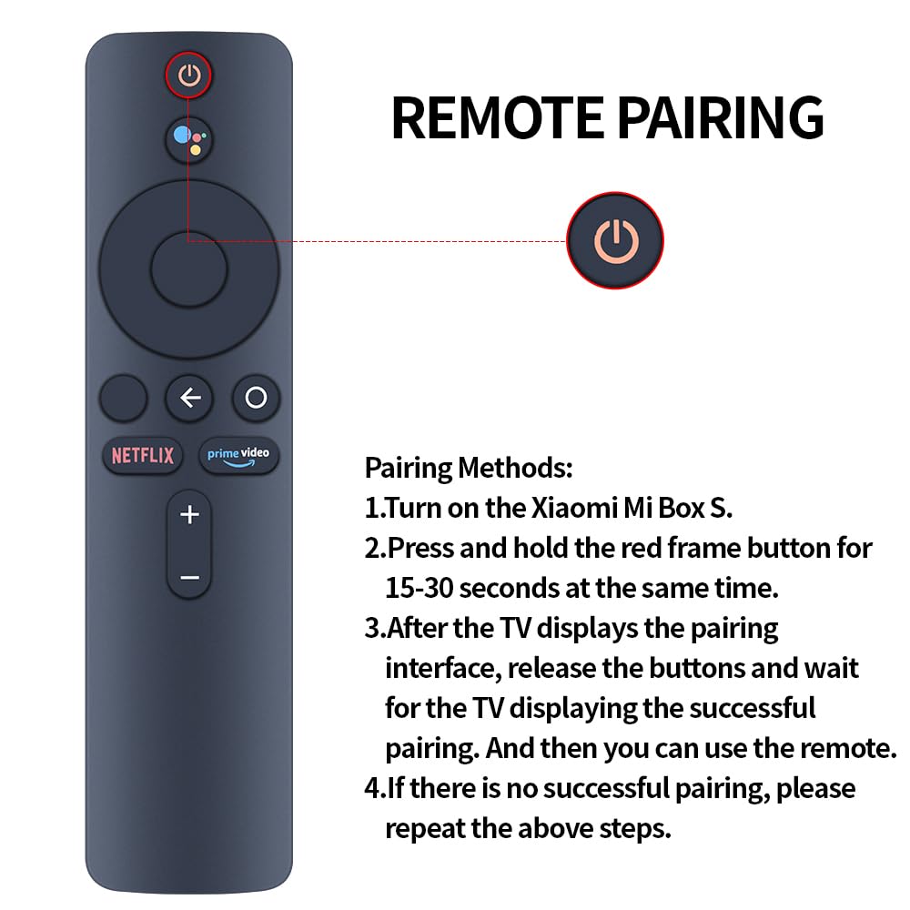 Xiaomi PC Telecomando Vocale Bluetooth XMRM-006 Per Xiaomi MI Box S E MI TV Stick - Con Tasto Netflix, Nero Telecomando Xiaomi MI Box - Foto 12