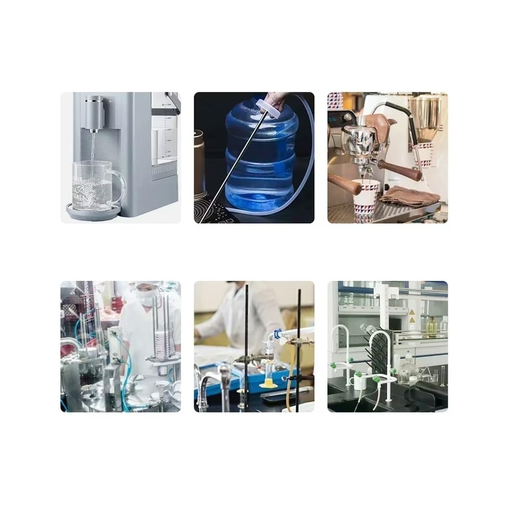 1 Meter transparenter Silikonschlauch in Lebensmittelqualität – hochtemperaturbeständiger Silikonschlauch(15x20mm)