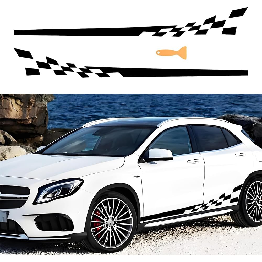 YDSTNiu 2 Pcs Side Door Decals for Dacia Sandero Stepway ab Bj.2013-2020