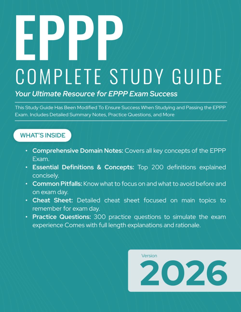 EPPP Exam Prep Study Guide: Examination for Professional Practice in Psychology Review with Practice Questions
