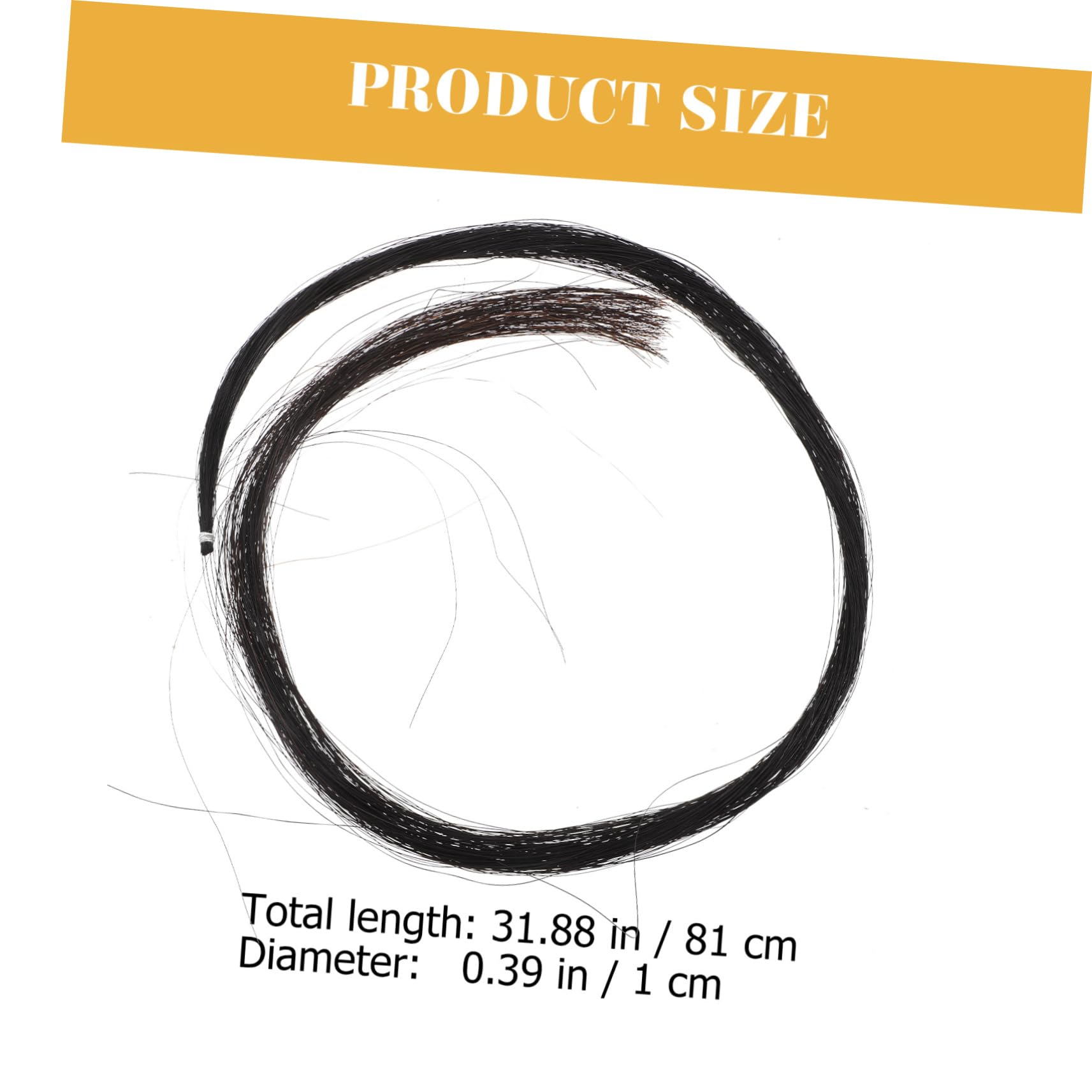 HANABASS Professional Cello Bow Hair Durable Horse Tail Hair for Easy Replacement for Novice Cellists Accessory for Enhanced Performance