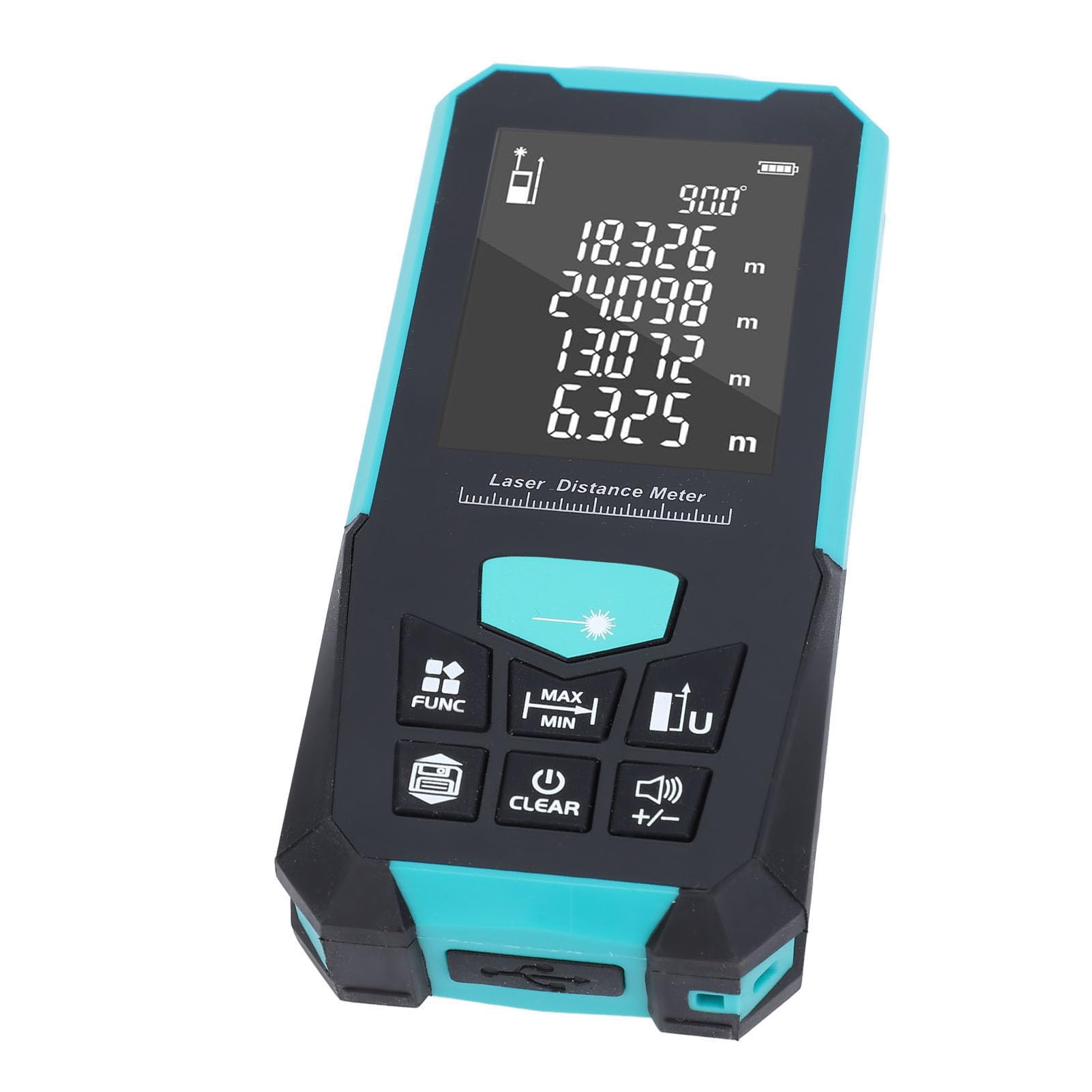 Outil de Mesure numérique 0.05-120M, Portable, Haute précision, écran LCD rétroéclairé de 2.4 Pouces, télémètre Multifonctionnel