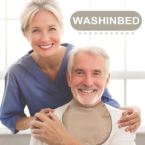 Miniatura 2 de Cubierta para estoma de cuello de traqueotomía (caqui, 5 piezas, grande)