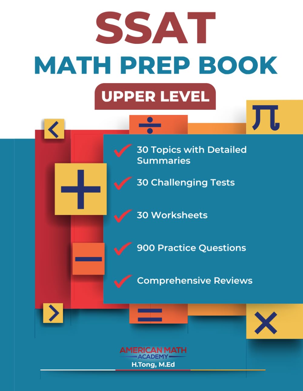 SSAT UPPER LEVEL MATH PREP BOOK