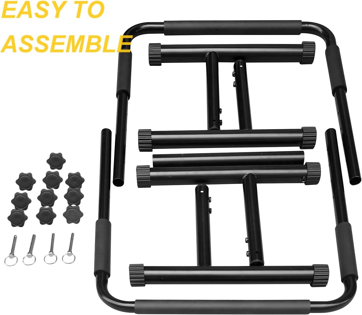 Dip Bars L-Sits Parallel Bars Adjustable Strength Training Fitness Dip Stand for Home Gym, Functional Full Body Exercise for Tricep Dips