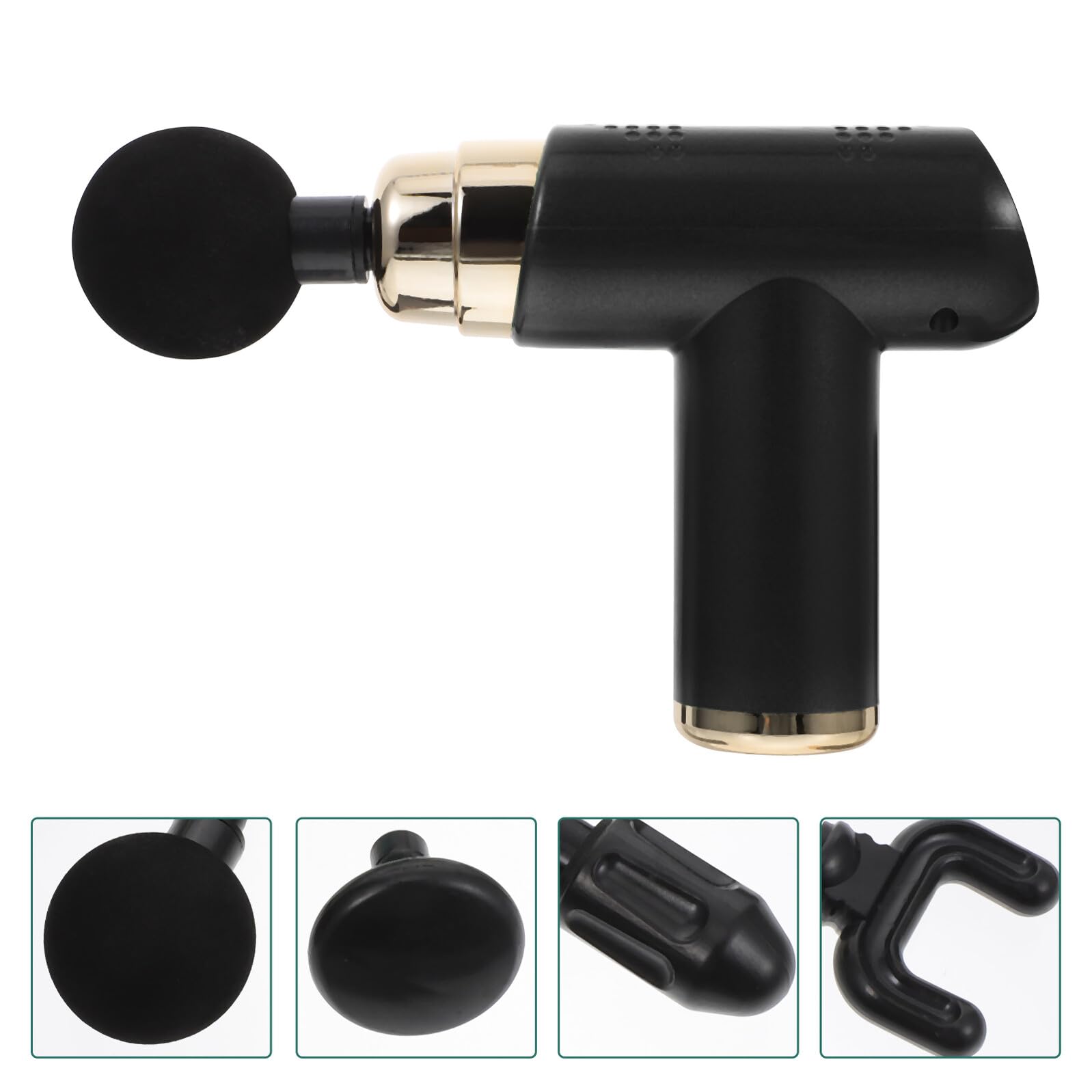 Mini Masajeador Eléctrico de Percusión Ajustable para Uso Doméstico de Terapia Profunda para Cuello Espalda y Piernas Dispositivo Portátil para Aliviar Muscular y Rigidez