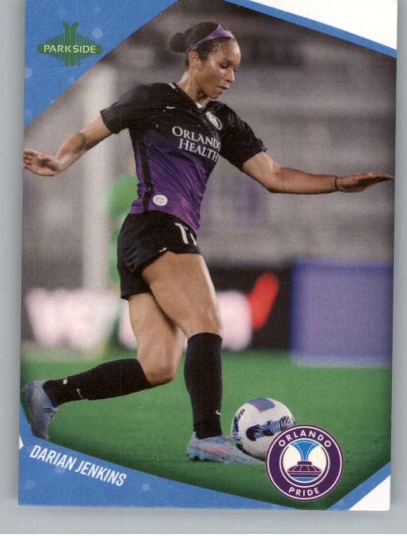 2022 Parkside NWSL National Women's Soccer League #191 Darian Jenkins Orlando Pride Official Soccer Trading Card in Raw (NM or Better)