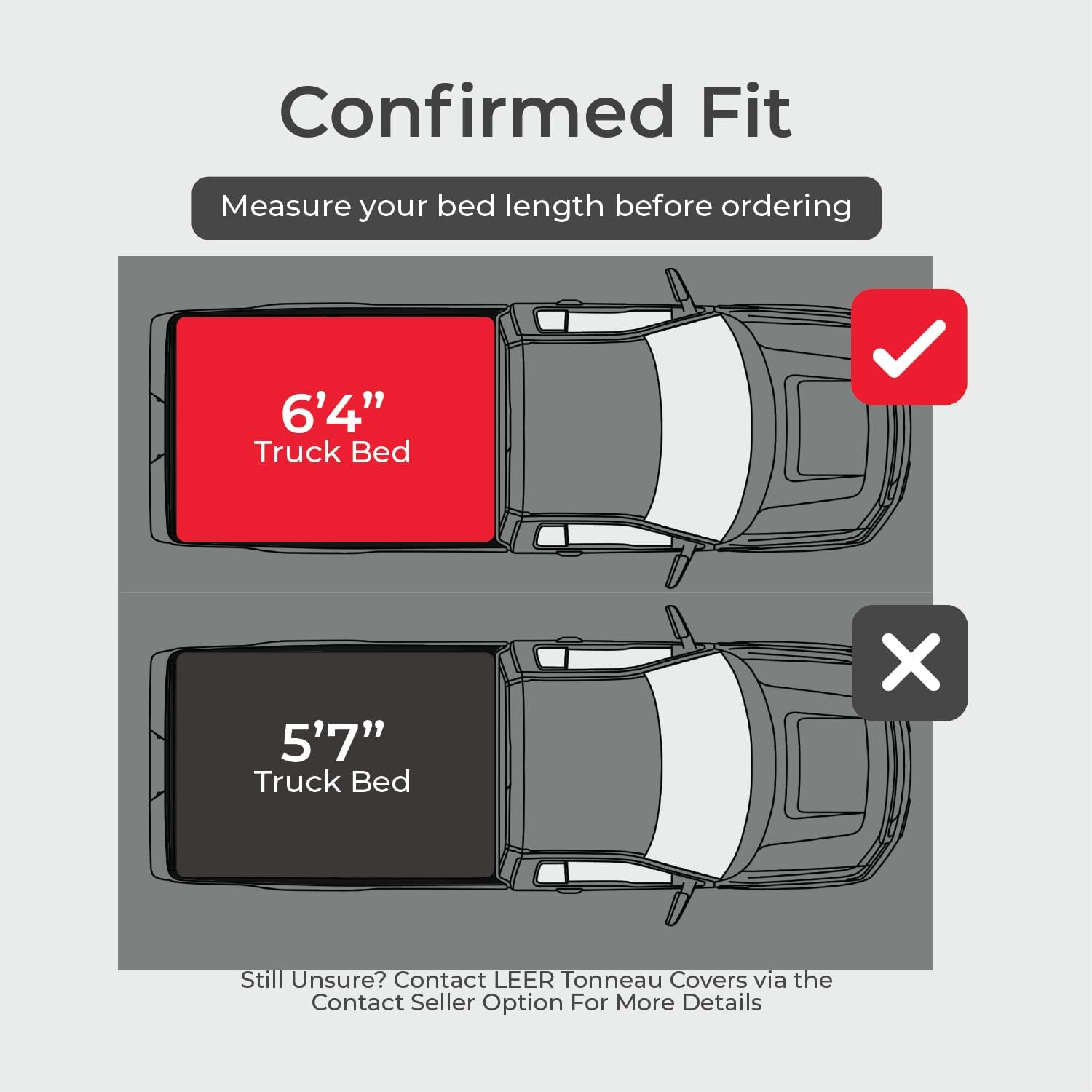 LEER FOLDITUP | Fits 2009-2018 Ram 1500 and 2019+ Ram Classic with 6.4 FT Bed w/o Rambox | Hard, Tri-Folding, Low Profile Tonneau Cover