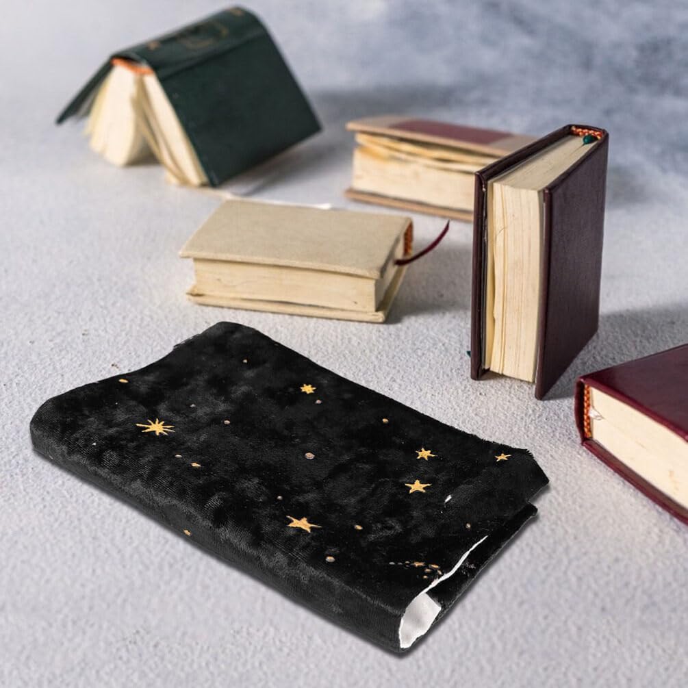 Copertina Decorativa per Libri, Custodia in Velluto Nero Elegante