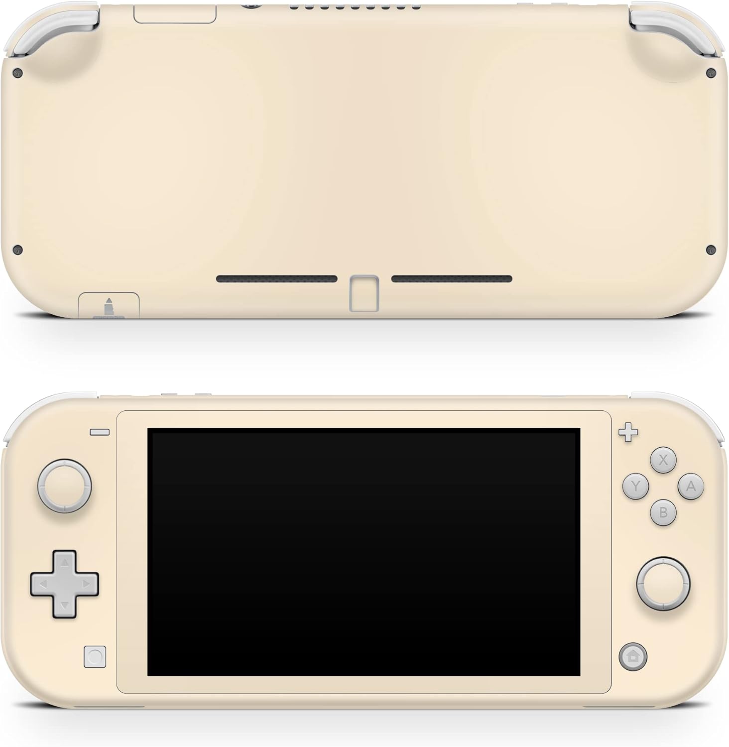 Tacky Design Solid Color Decal Skin Compatible with Nintendo Switch Lite Skin Wrap, Off- White Color Skin for Nintendo Switch Lite Cover, Premium Vinyl 3M Full Wrap Sticker (Off- White)