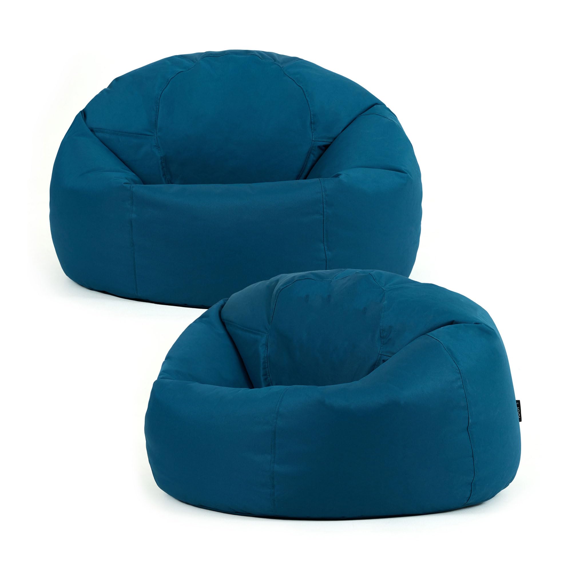 Bean Bag Bazaar Kingston Outdoor Bean Bag with Filling, 2 Pack, Teal โ image 1