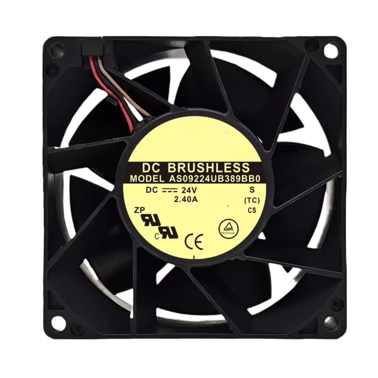 YMUGUEGH AS09224UB389BB0 92x92x38mm DC 24V 26W 10300RPM 4-Wire Cooling Fan