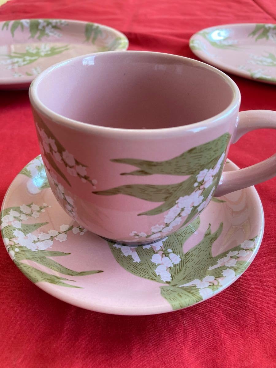 ピンクハウス　すずらん柄　ティーセット ピンクハウス 食器 ティーセット すずらん PINK HOUSE LIFE STYLE