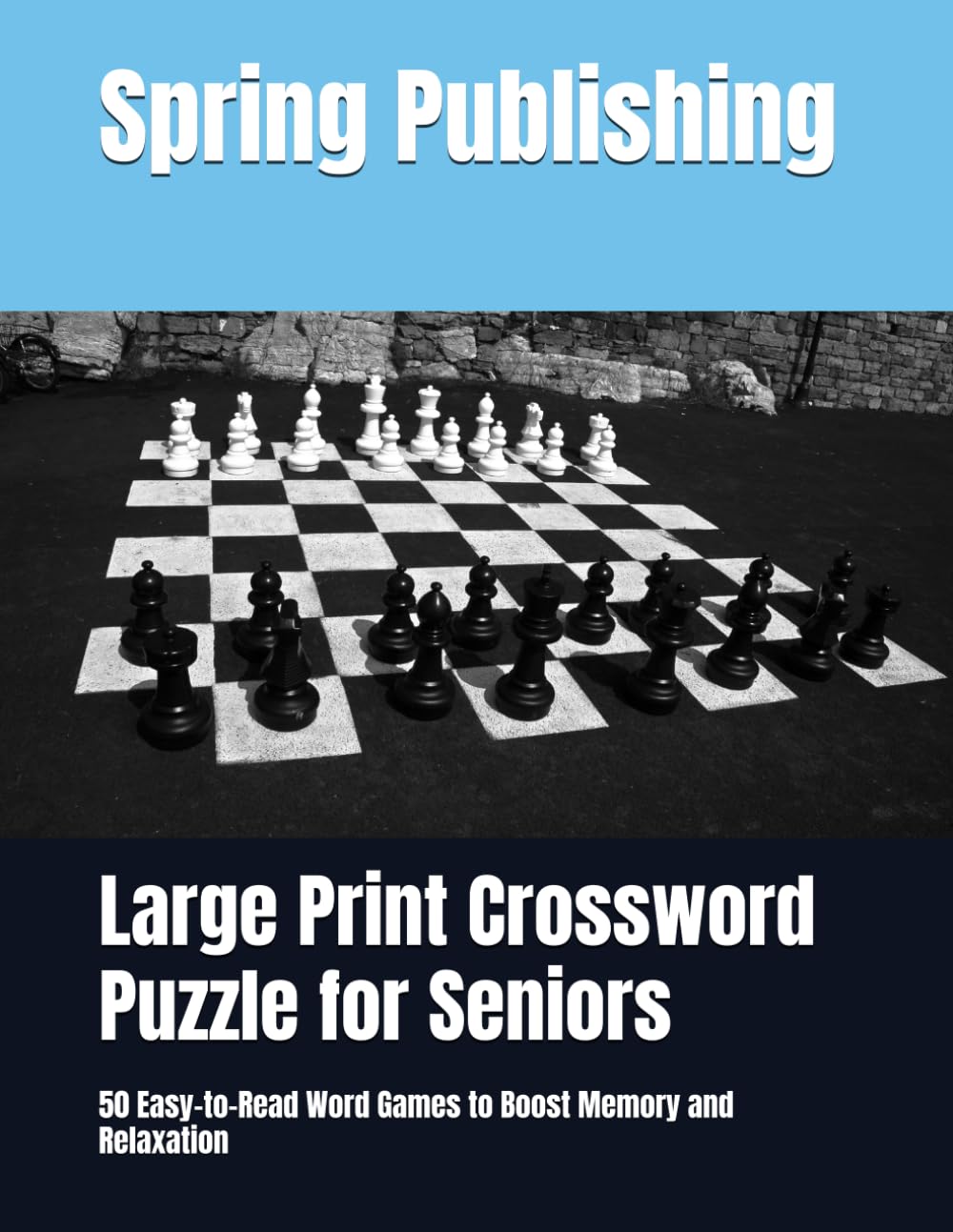 Large Print Crossword Puzzle for Seniors: 50 Easy-to-Read Word Games to Boost Memory and Relaxation