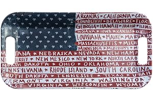Patriotic Serving Tray with American Flag Design for July 4th Festivities