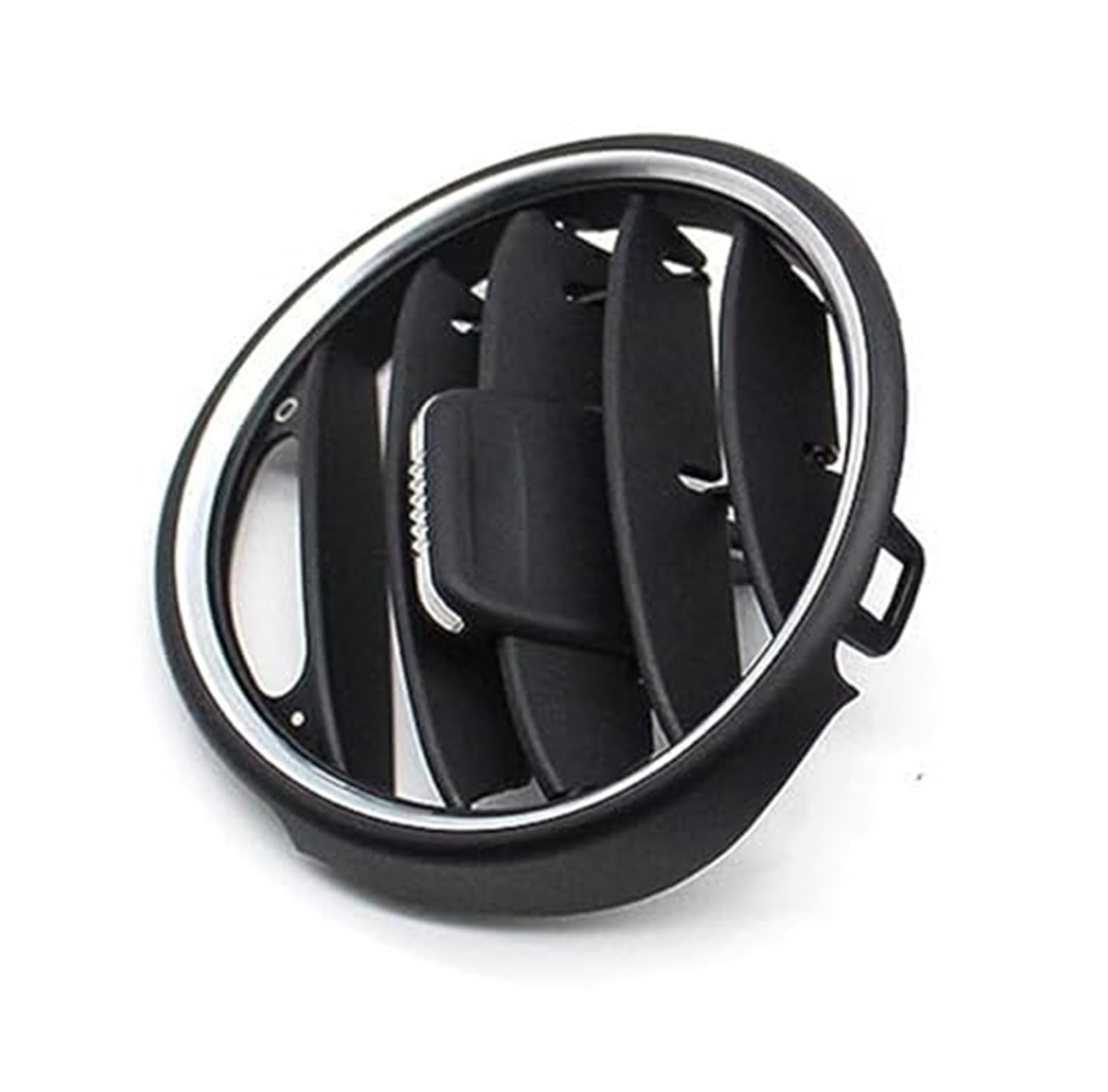 Pannello anteriore cruscotto aria condizionata griglia di ventilazione copertura, per Porsche, per Boxster Cayman 987 2006-2012 bocchetta dell'aria dell'auto(Black Black With Chrome)
