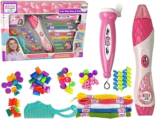 2 in 1 Hair Styling Kit for Girls with Beads and Braids