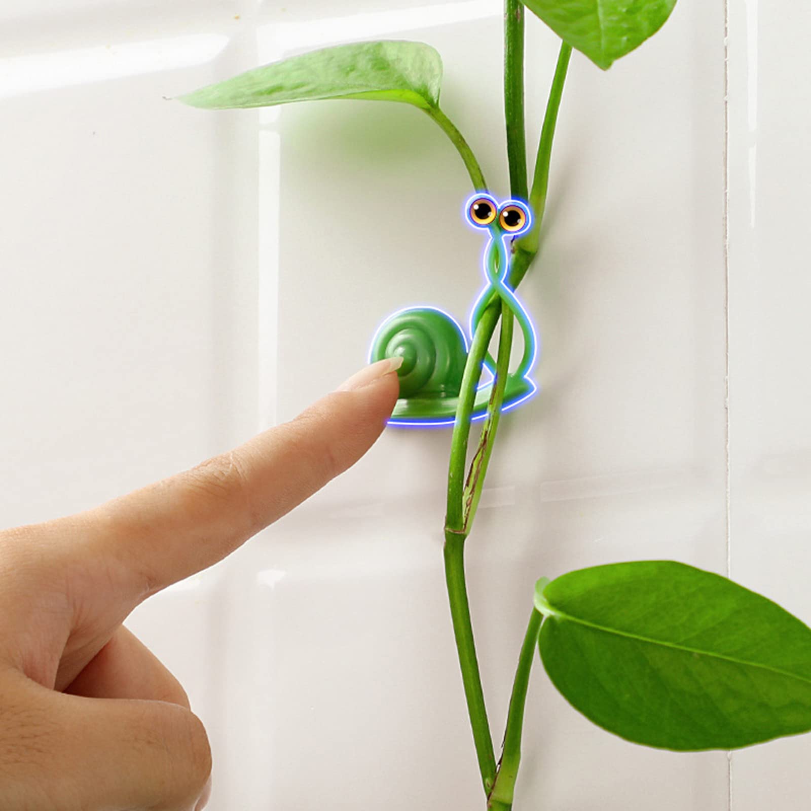 50 Clip Autoadesive Da Parete Per Piante Rampicanti – Ganci Invisibili Per Fissaggio Viti, Supporto Per Giardinaggio Interno/Esterno - 2