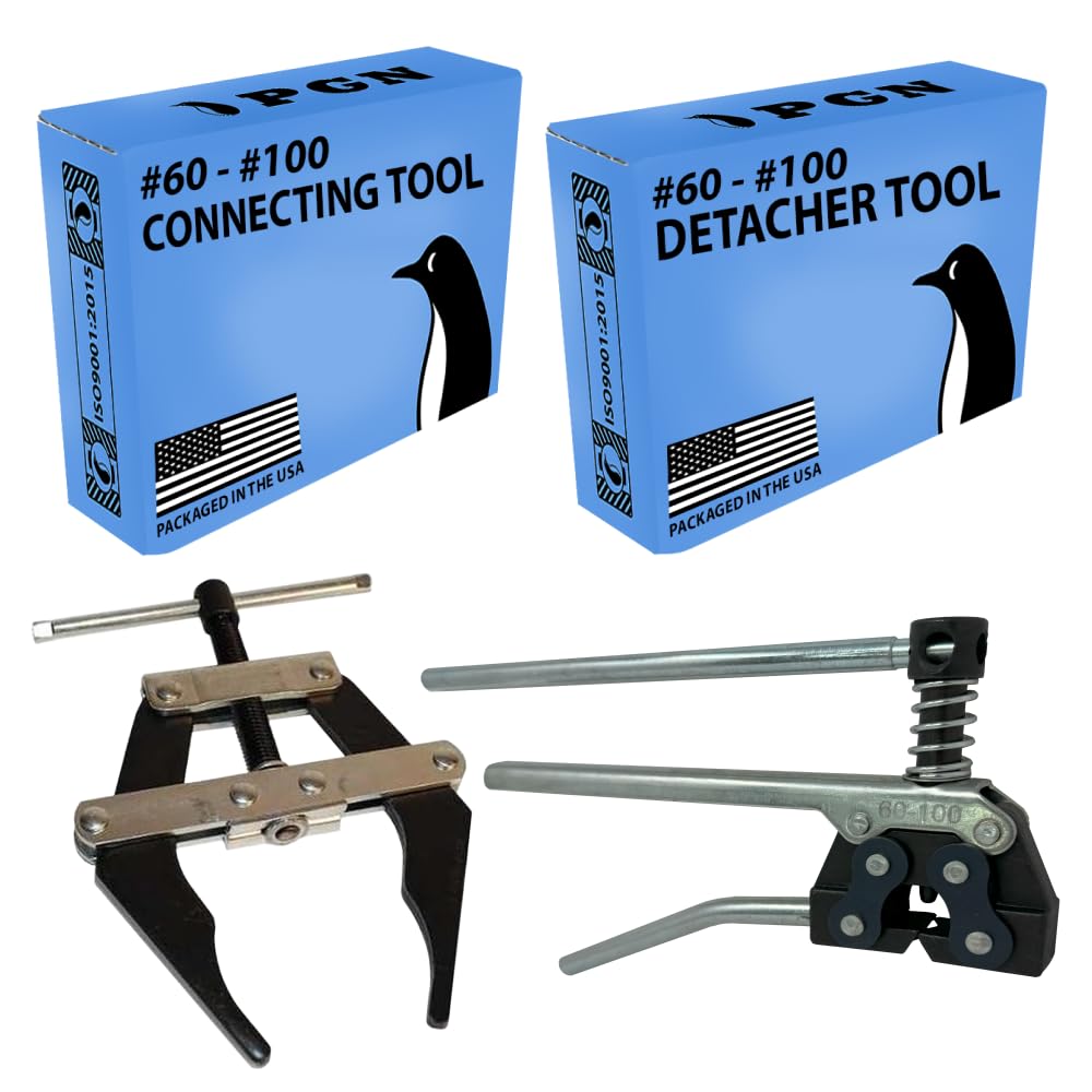 RC-KIT-60-100 Roller Chain Tool Kit Breaker Cutter + Puller Holder #60 - #100