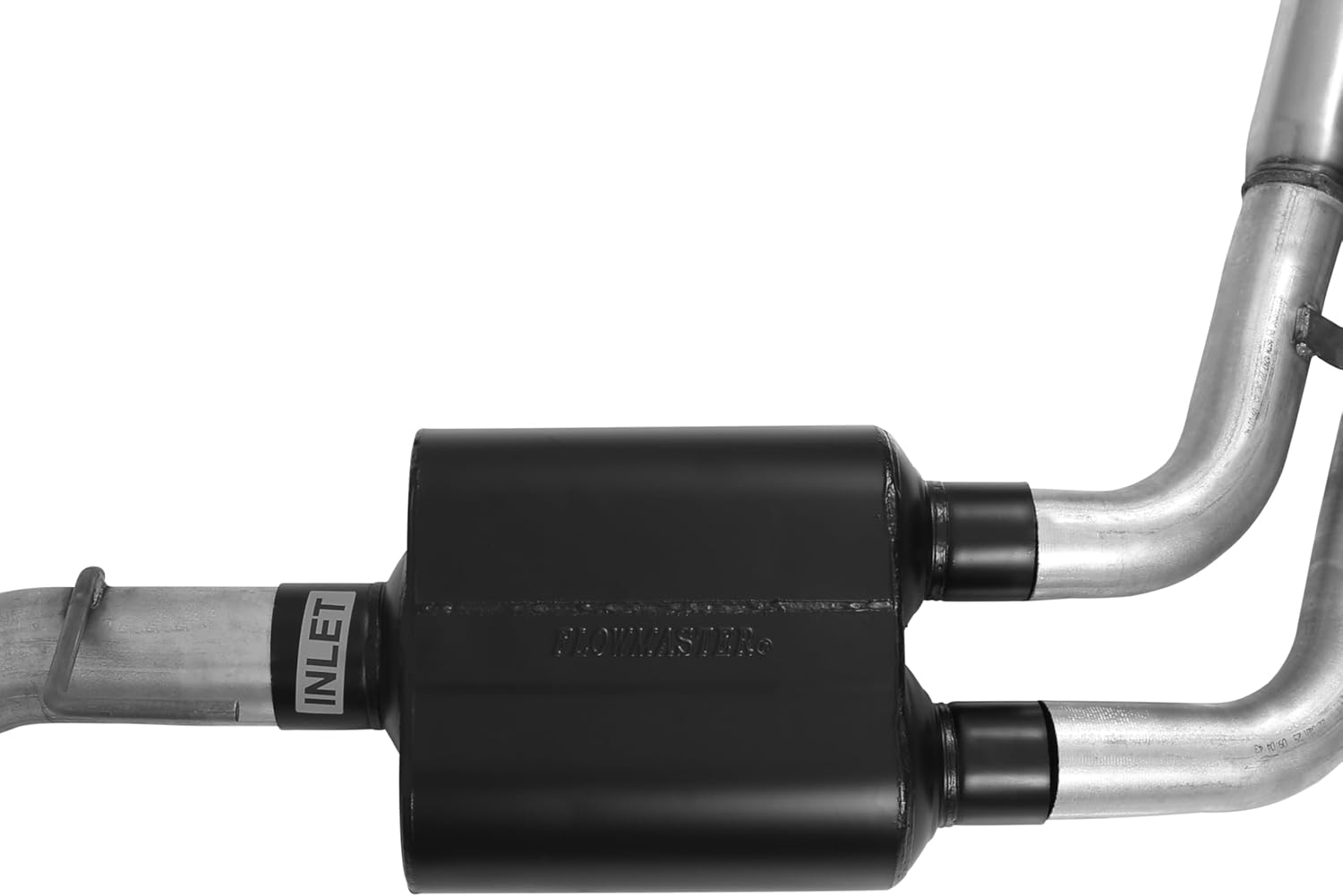 Flowmaster 17398 American Thunder Cat-Back Exhaust Kit Dual 2.5 Inch Tailpipes Aluminized Steel 3 Inch Polished Stainless Steel Tips Compatible with 2004-2005 Dodge Ram 1500 5.7L 140 Inch Wheelbase