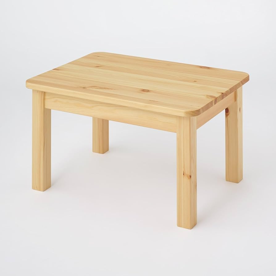 無印良品 パイン材テーブル パイン材ローテーブル セット売り デスクライト付 無印良品 パイン材テーブル パイン材ローテーブル セット売り