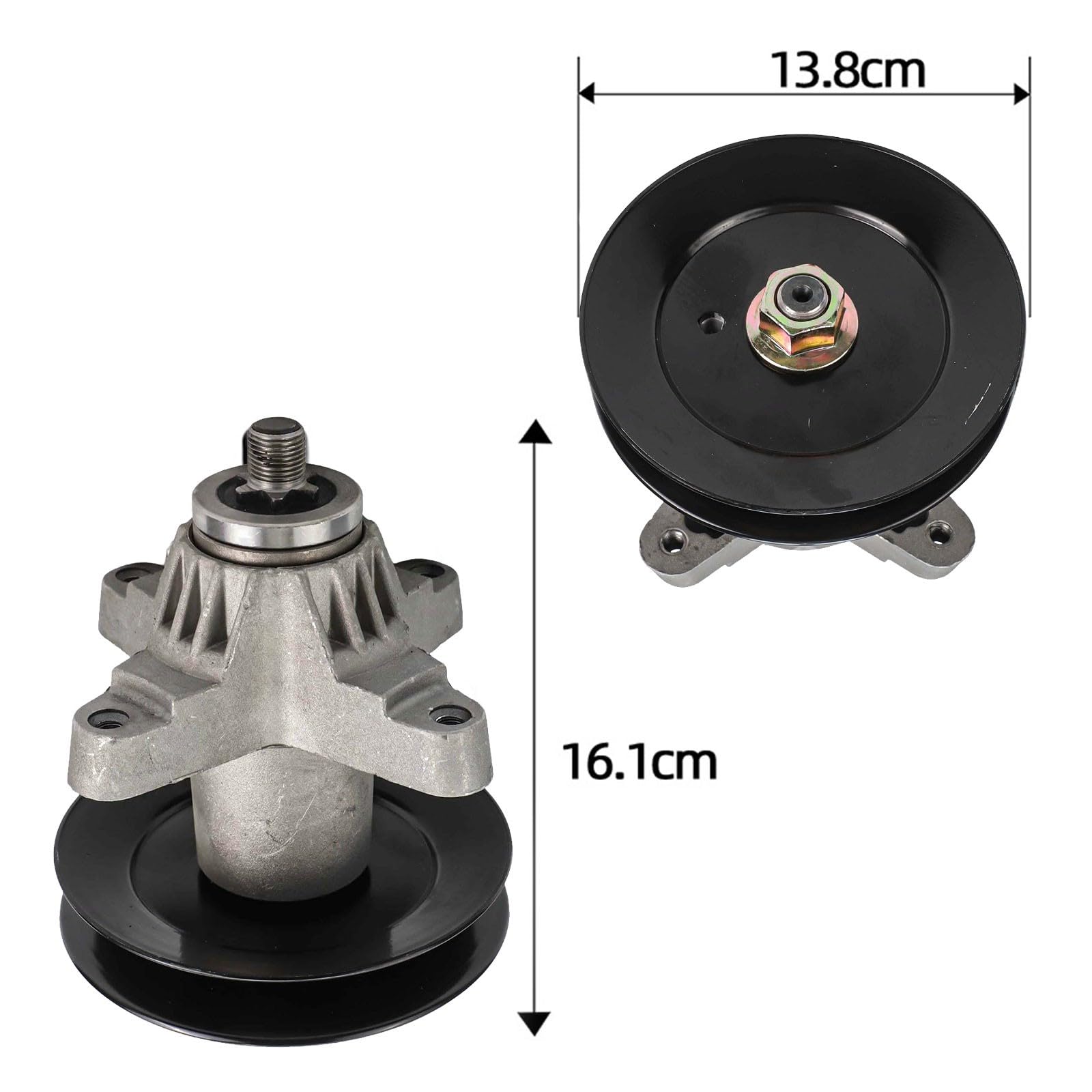 Cortacésped para husillo compatible con 918-04125C 918-04125B 918-04126 618-04126 GT2100, metal para pieza de repuesto de fácil instalación