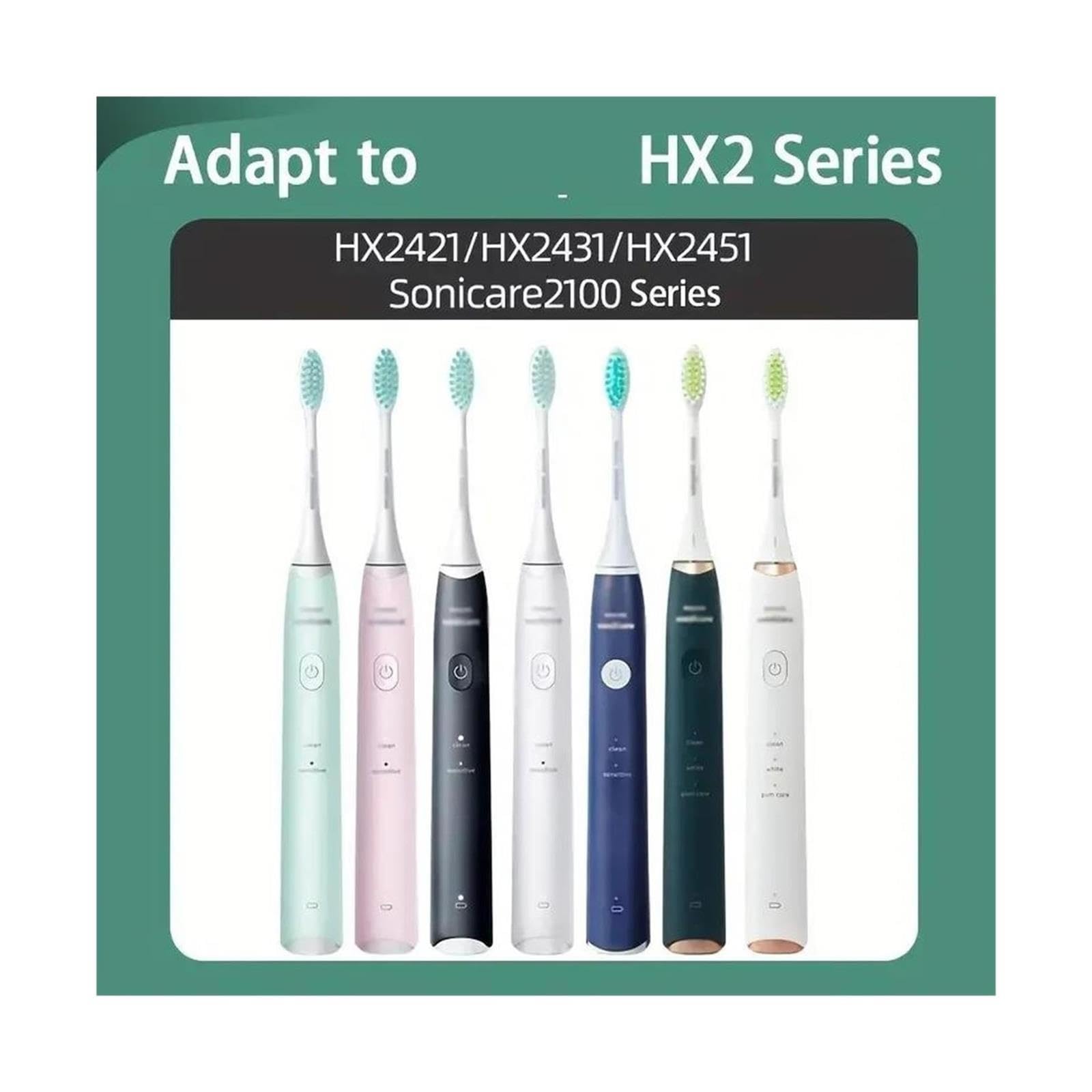 Testine For Spazzolino, Compatibili Con HX2033 HX2421 HX2431