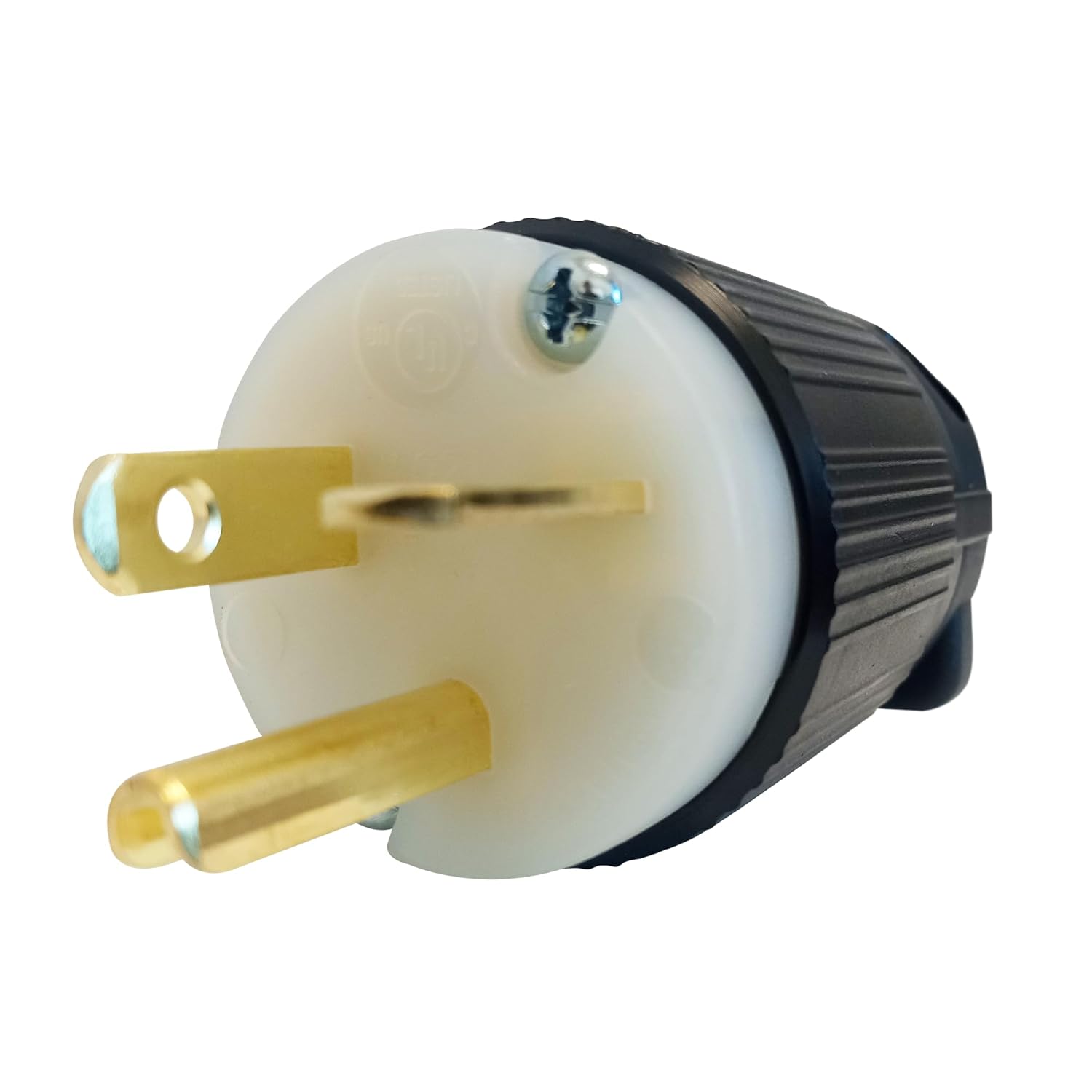 OCS Parts NEMA 5-20 Locking Plug | 125V - 20A - 2 Pole 3 Wire | cUL Listed Replacement Electical Power Plugs (NEMA 5-20 Plug)