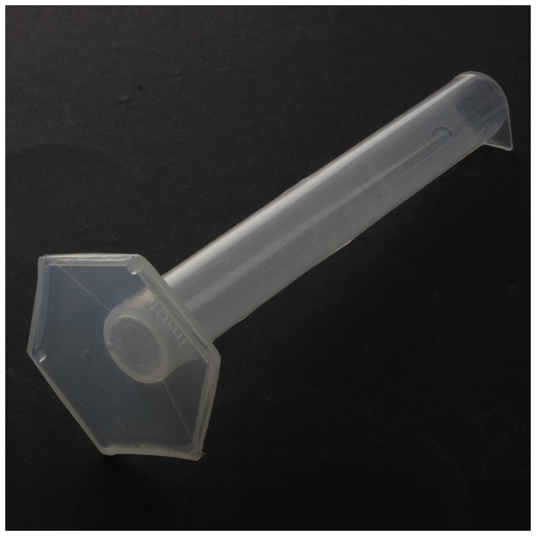 Huusuei Labor-Hex- 10 mL pomiar płynu tworzywo sztuczne cylinder miarowy szkło pomiarowe