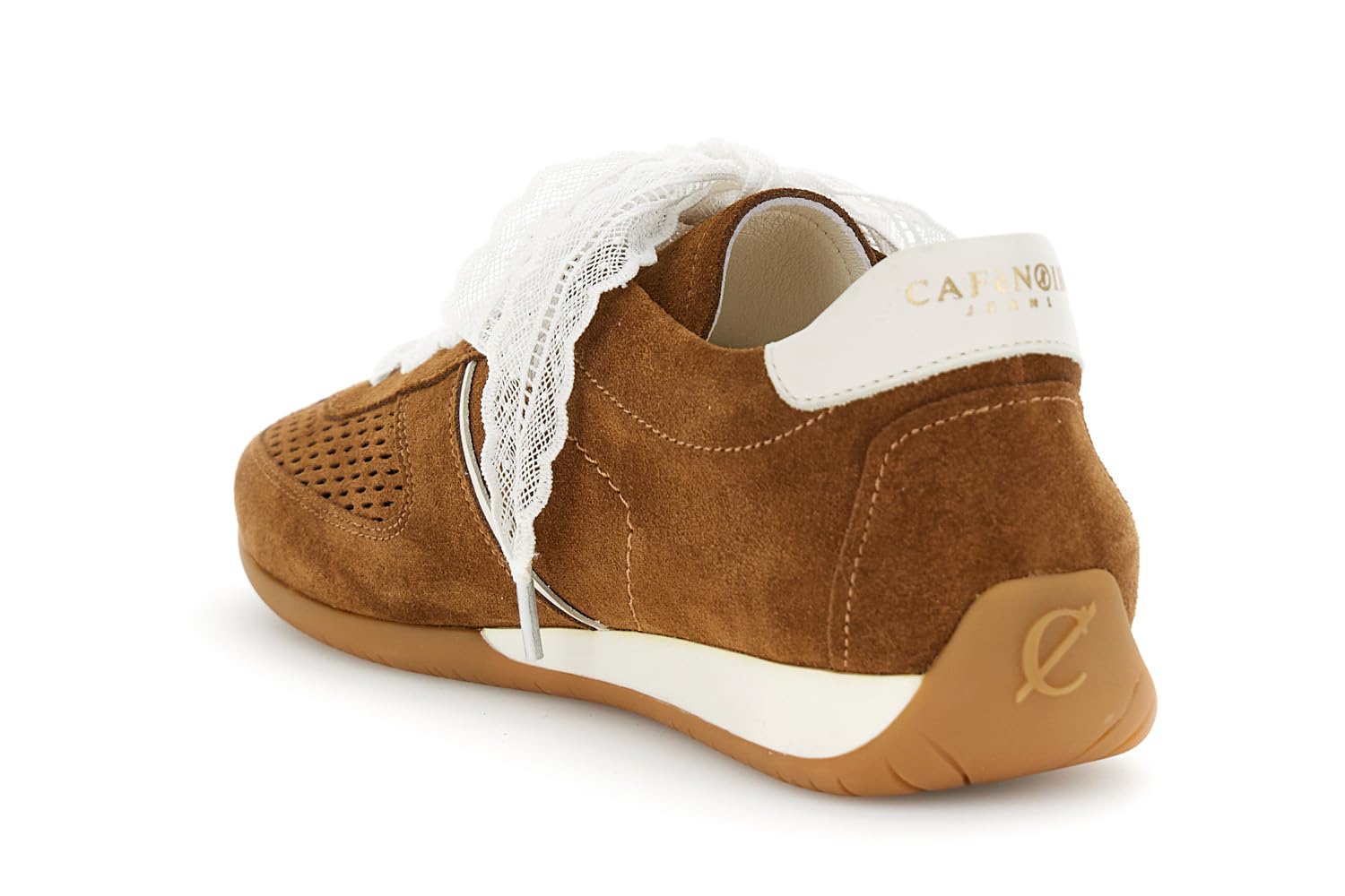 CAFèNOIR - Running Allacciate in Pelle Scamosciata Traforata, da Donna