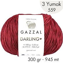 Darling 559 100% Viskon El  rg   pli i, 3 Yumak, Gazzal Resmi Sat  Ma azas